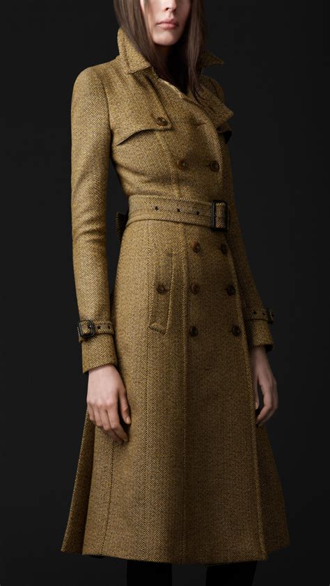 burberry prorsum cropped trench jacket|Burberry trench coat wool collar.